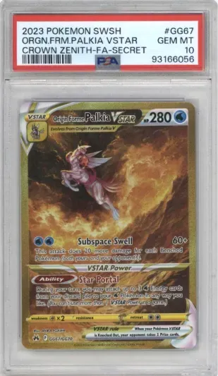 2023 POKEMON SWSH ORGN.FRM.PALKIA VSTAR CROWN ZENITH-FA-SECRET