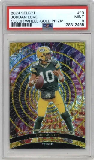 2024 SELECT JORDAN LOVE COLOR WHEEL-GOLD PRIZM