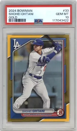 2024 BOWMAN SHOHEI OHTANI GOLD