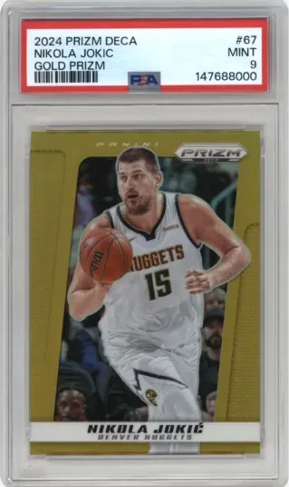 2024 PRIZM DECA NIKOLA JOKIC GOLD PRIZM