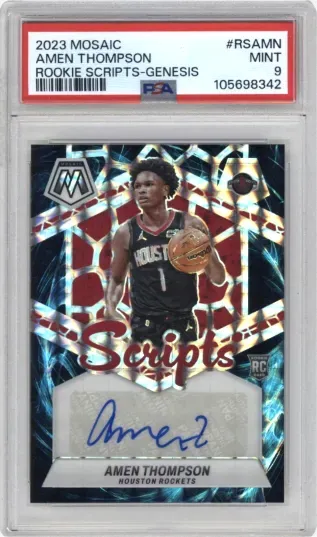 2023 MOSAIC AMEN THOMPSON ROOKIE SCRIPTS-GENESIS