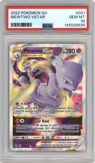 2022 POKEMON GO MEWTWO VSTAR