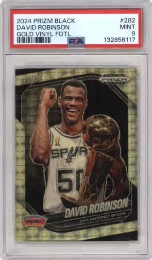 2024 PRIZM BLACK DAVID ROBINSON GOLD VINYL FOTL