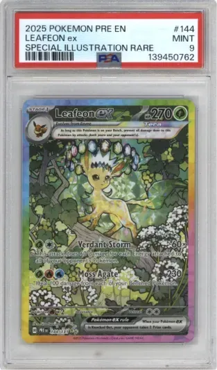 2025 POKEMON PRE EN LEAFEON ex SPECIAL ILLUSTRATION RARE