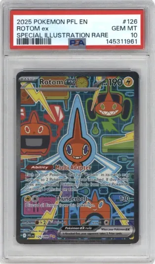 2025 POKEMON PFL EN ROTOM ex SPECIAL ILLUSTRATION RARE
