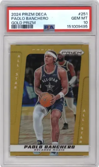 2024 PRIZM DECA PAOLO BANCHERO GOLD PRIZM