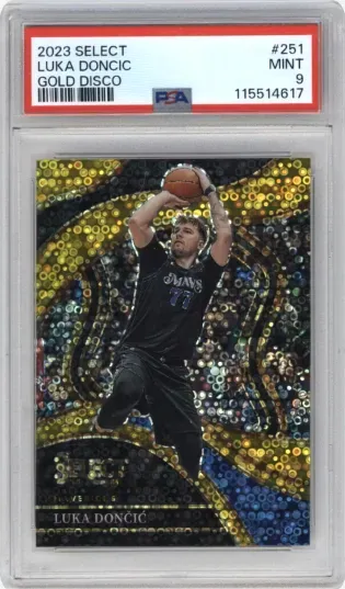 2023 SELECT LUKA DONCIC GOLD DISCO