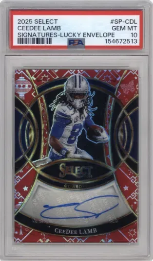 2025 SELECT CEEDEE LAMB SIGNATURES-LUCKY ENVELOPE