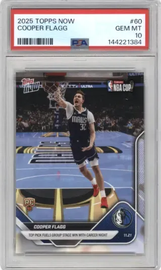 2025 TOPPS NOW COOPER FLAGG