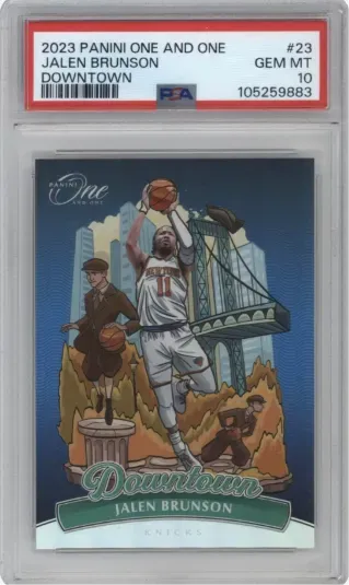 2023 PANINI ONE AND ONE JALEN BRUNSON DOWNTOWN