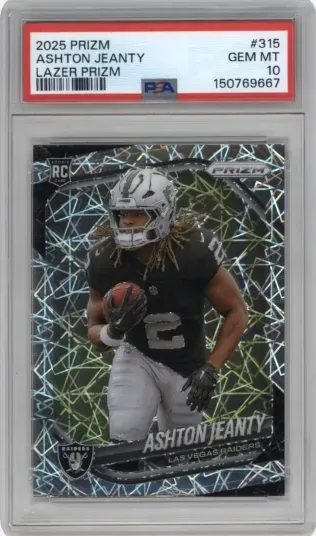 2025 PRIZM ASHTON JEANTY LAZER PRIZM
