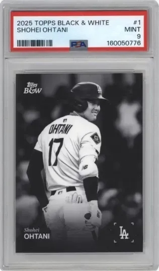 2025 TOPPS BLACK AND WHITE SHOHEI OHTANI