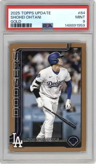 2025 TOPPS UPDATE SHOHEI OHTANI GOLD