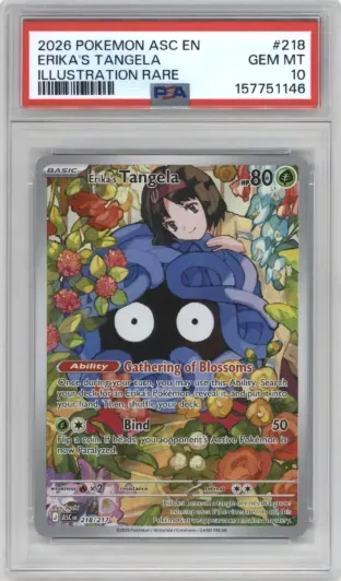 2026 POKEMON ASC EN ERIKA'S TANGELA ILLUSTRATION RARE