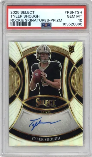 2025 SELECT TYLER SHOUGH ROOKIE SIGNATURES-PRIZM