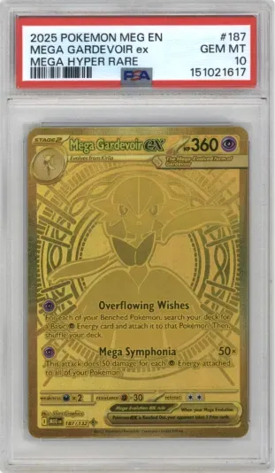2025 POKEMON MED EN MEGA GARDEVOIR ex MEGA HYPER RARE