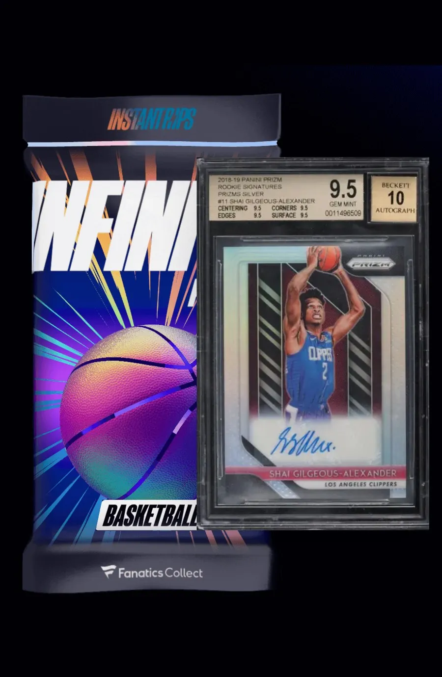 Fanatics Collect sealed foil rip pack