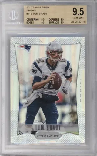 2012 PANINI PRIZM PRIZMS #116 TOM BRADY