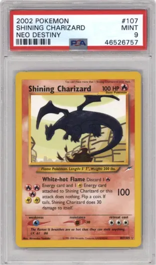 2002 POKEMON SHINING CHARIZARD NEO DESTINY