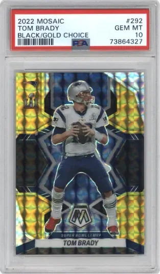 2022 MOSAIC TOM BRADY BLACK GOLD CHOICE