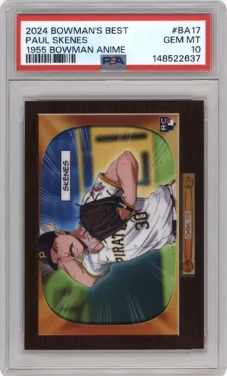 2024 BOWMAN'S BEST PAUL SKENES 1955 BOWMAN ANIME