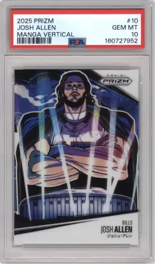 2025 PRIZM JOSH ALLEN MANGA VERTICAL