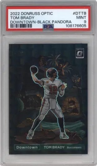 2022 DONRUSS OPTIC TOM BRADY DOWNTOWN BLACK PANDORA
