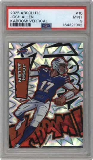 2025 ABSOLUTE JOSH ALLEN KABOOM VERTICAL