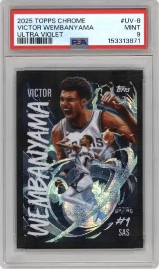 2025 TOPPS CHROME VICTOR WEMBANYAMA ULTRA VIOLET