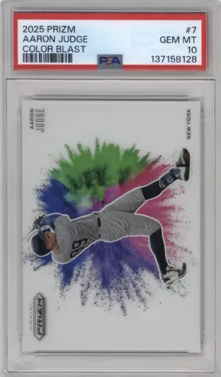 2025 PRIZM AARON JUDGE COLOR BLAST