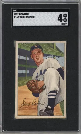 1952 BOWMAN #165 SAUL ROGOVIN