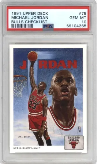 1991 UPPER DECK MICHAEL JORDAN BULLS CHECKLIST