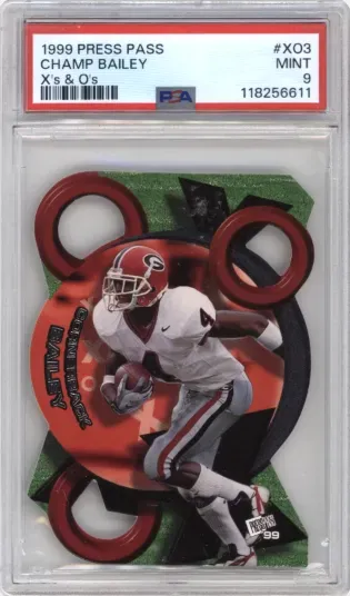 1999 PRESS PASS CHAMP BAILEY X's and O's