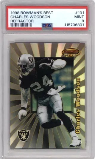 1998 BOWMAN'S BEST CHARLES WOODSON REFRACTOR