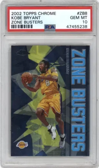 2002 TOPPS CHROME KOBE BRYANT ZONE BUSTERS