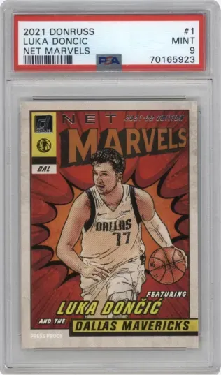 2021 DONRUSS LUKA DONCIC NET MARVELS