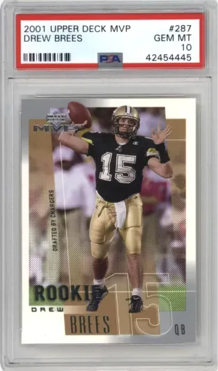 2001 UPPER DECK MVP DREW BREES