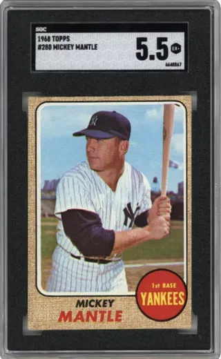 1968 TOPPS #280 MICKEY MANTLE