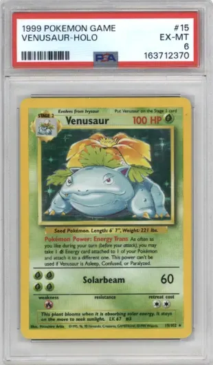 1999 POKEMON GAMES VENUSAUR-HOLO