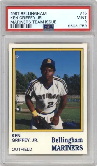 1987 BELLINGHAM KEN GRIFFEY JR. MARINERS TEAM ISSUE
