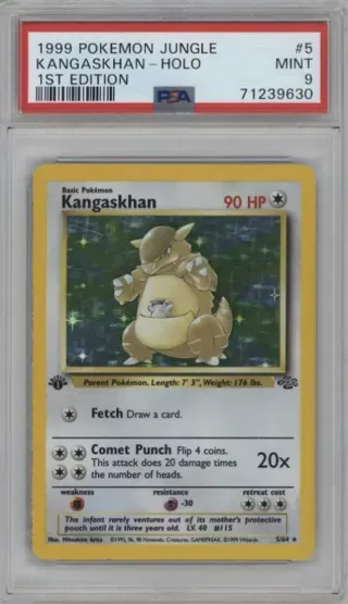 1999 POKEMON JUNGLE KANGASKHAN-HOLO 1ST EDITION