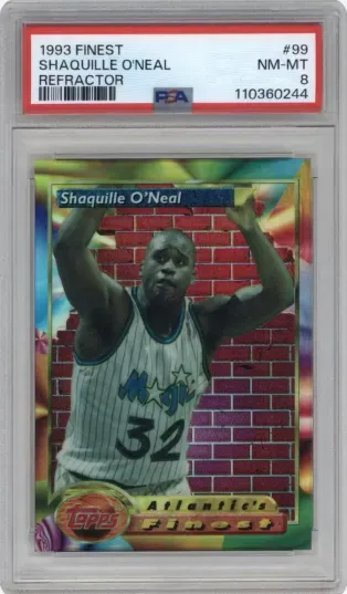 1993 FINEST SHAQUILLE O'NEAL REFRACTOR