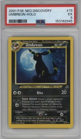 2001 P.M. NEO DISCOVERY UMBREON-HOLO