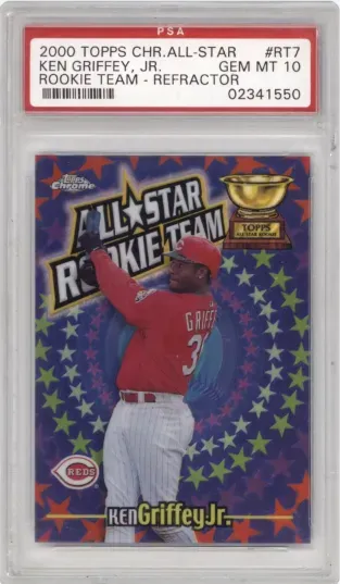 2000 TOPPS CHR.ALL-STAR KEN GRIFFEY, JR. ROOKIE TEAM REFRACTOR