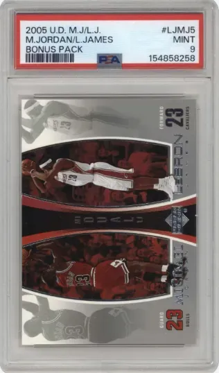2005 U.D. M.J. L.J. M. JORDAN L.JAMES BONUS PACK
