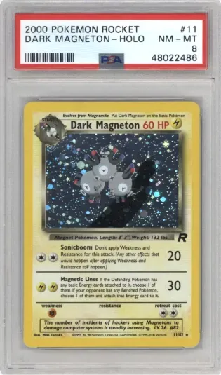 2000 POKEMON ROCKET DARK MAGNETON-HOLO