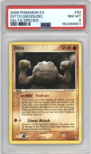 2005 POKEMON EX DITTO [GEODUDE] DELTA SPECIES