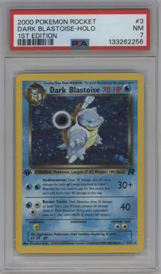 2000 POKEMON ROCKET DARK BLASTOISE-HOLO 1ST EDITION