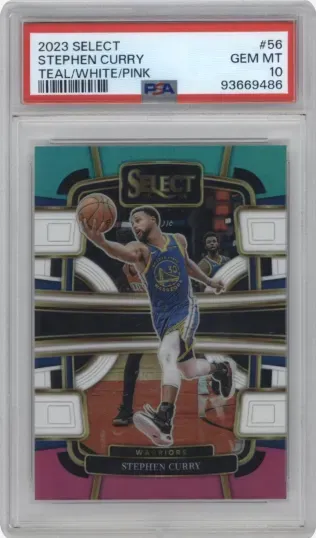 2023 SELECT STEPHEN CURRY TEAL WHITE PINK