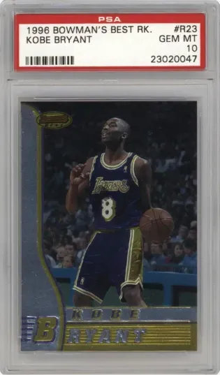 1996 BOWMAN'S BEST RK. KOBE BRYANT 23020047
